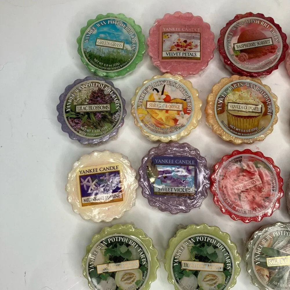 Yankee Candle Wax Potpourii Tarts Mixed Lot of 15 New Sealed